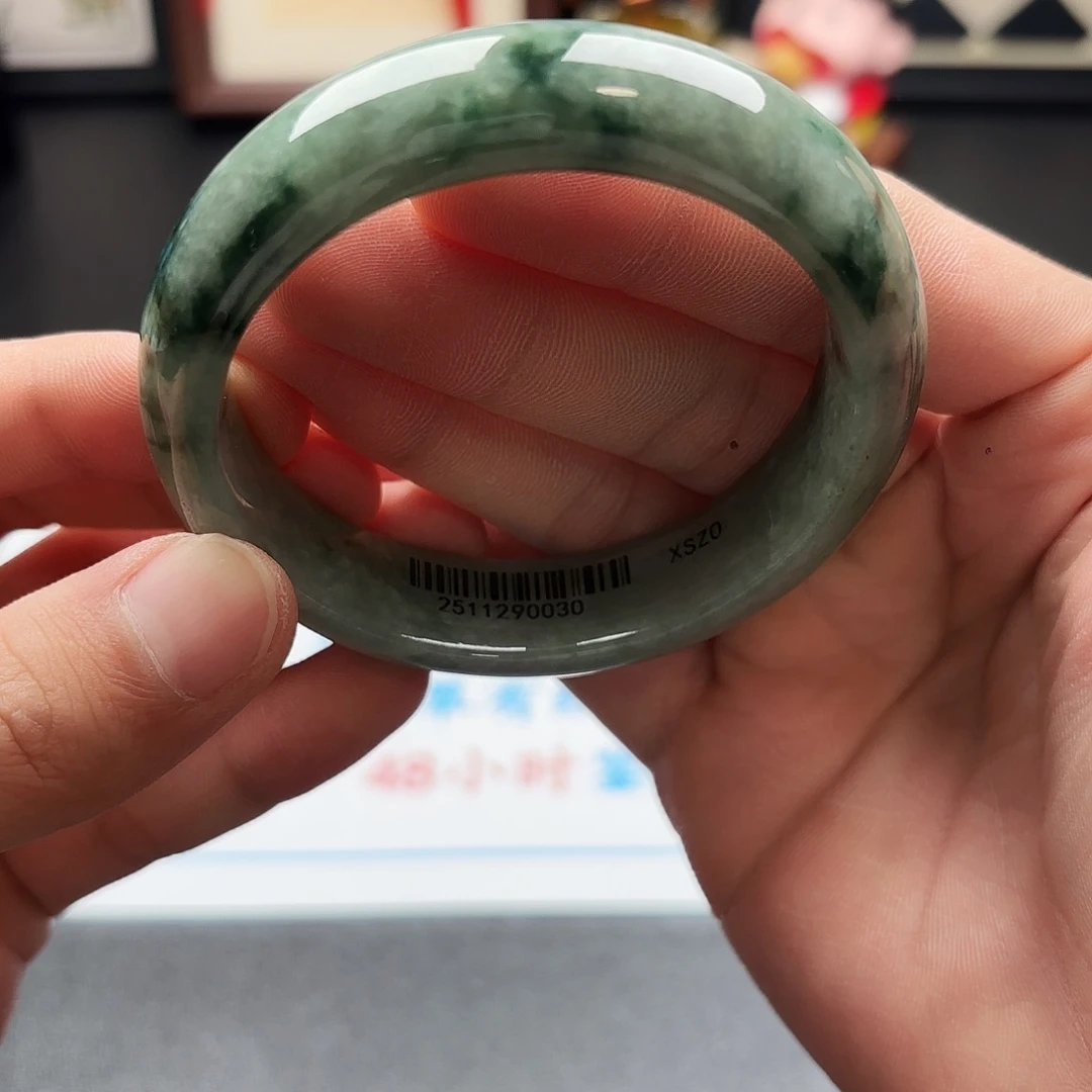 翡翠未镶嵌手镯5859x2 43