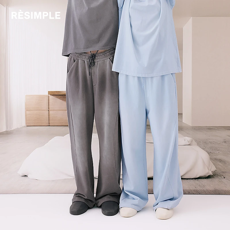 RESIMPLE简单点极简生活-针织长裤-0580