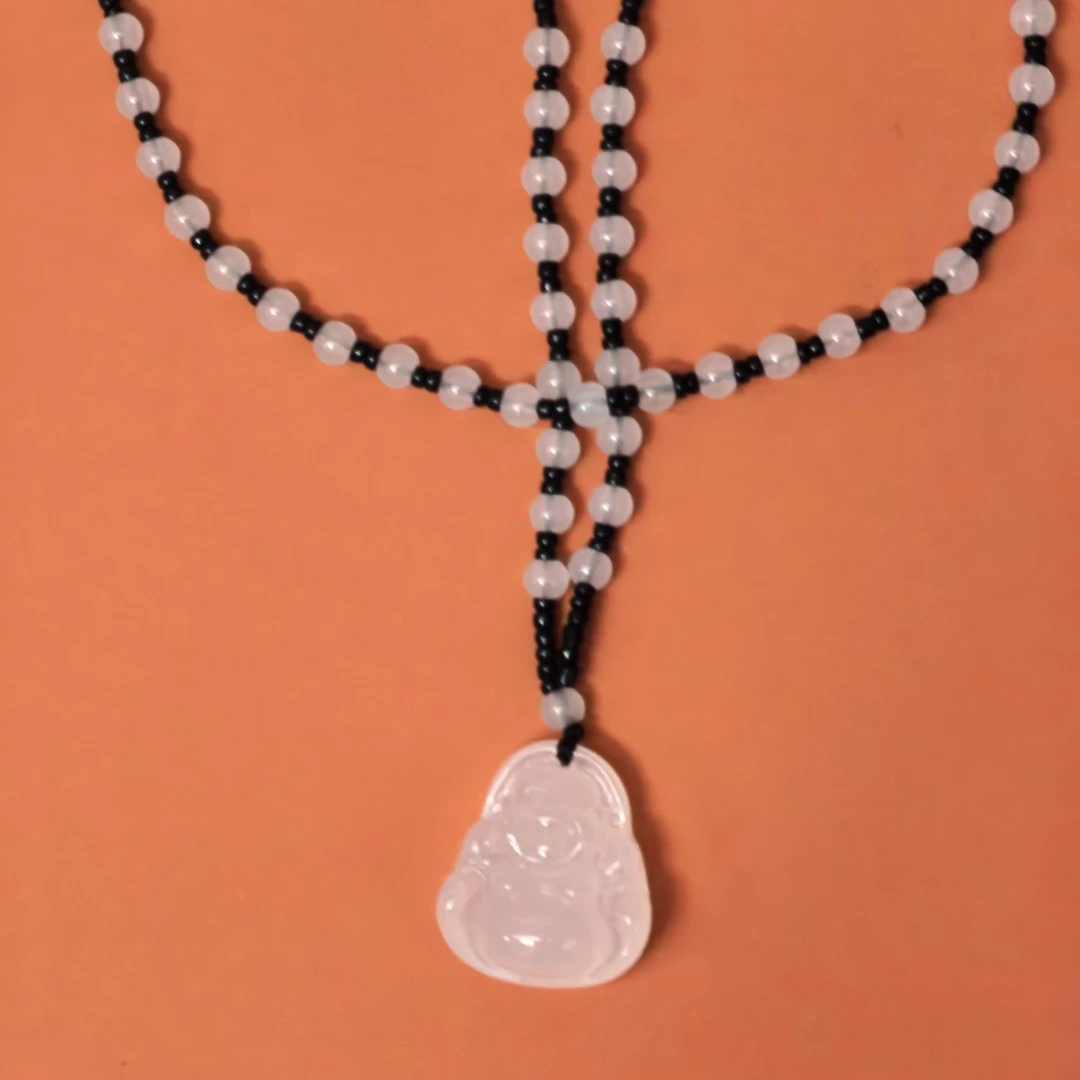 MA9630海芸母光变弥勒佛精品吊坠