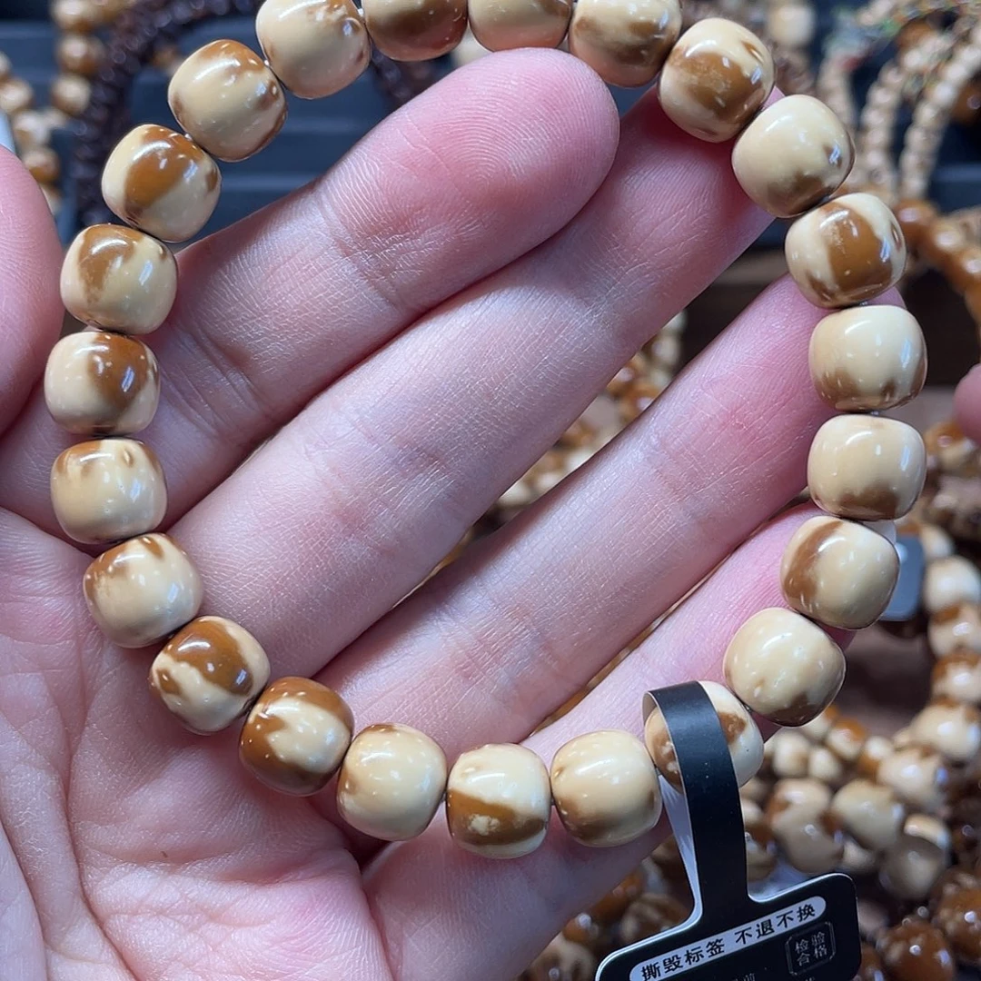 紫金鼠吊坠实心紫金鼠手串9.9花皮