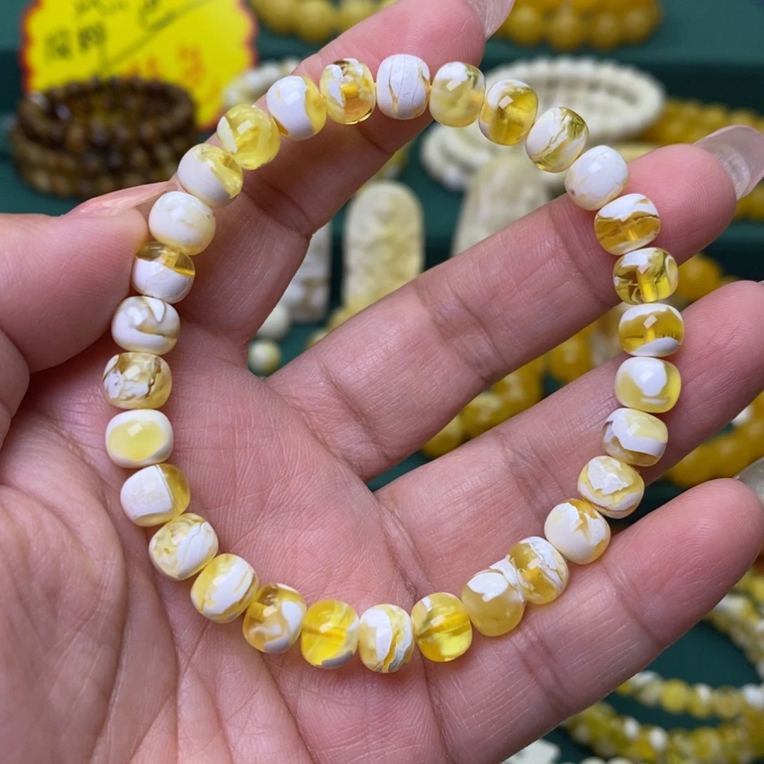 蜜蜡未镶嵌裸石7.5➕