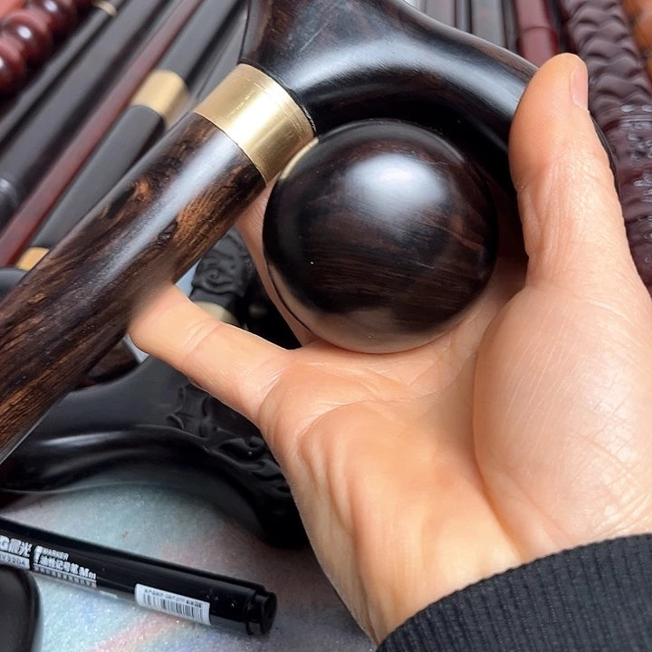 东非黑黄檀（紫光檀）紫光檀双头手杖