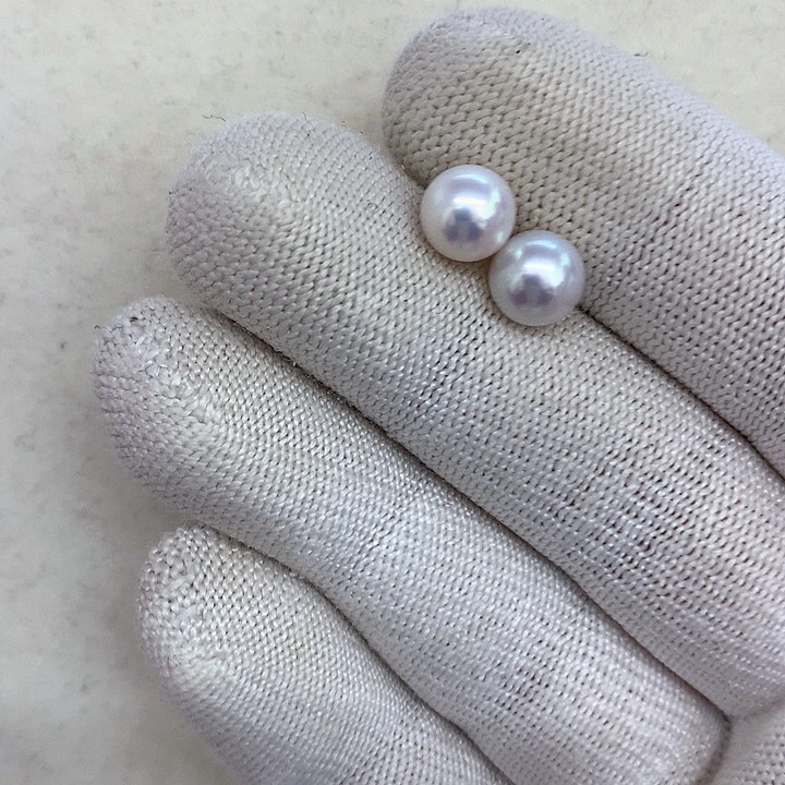 淡水珍珠耳饰未镶嵌定制