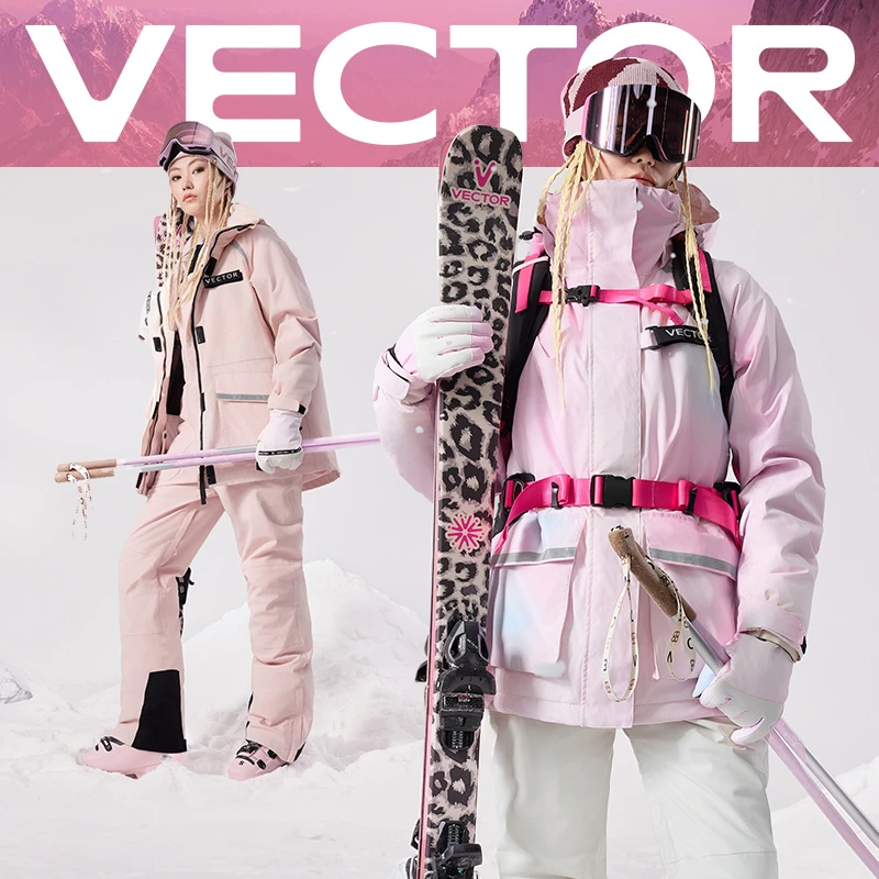 VECTOR【年终大促】26款滑雪裤男女防风防水夹棉保暖单双板套装