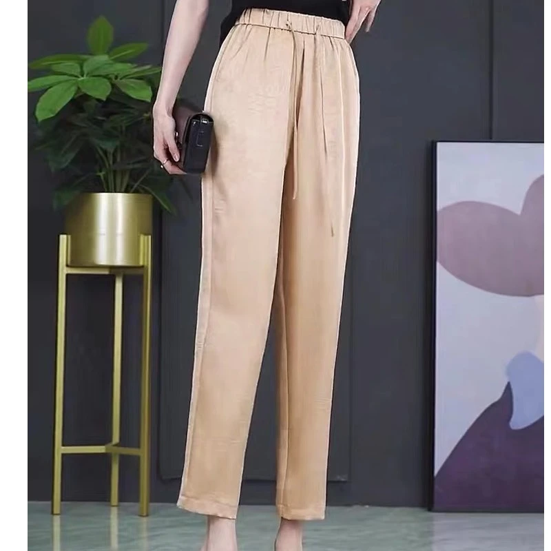 9921-23（香槟）新款女士小小脚裤