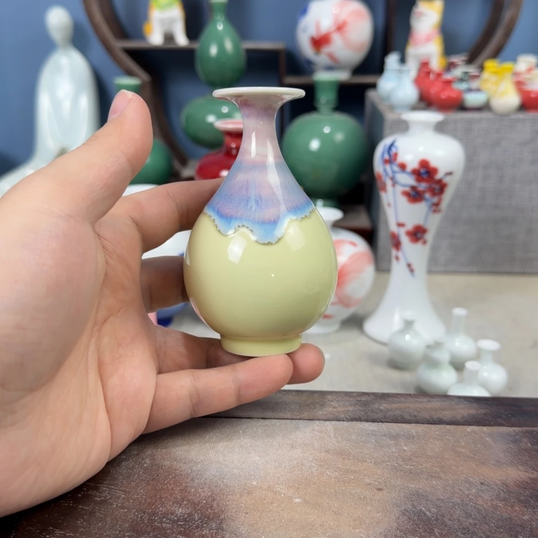 陶瓷手工小花器摆件