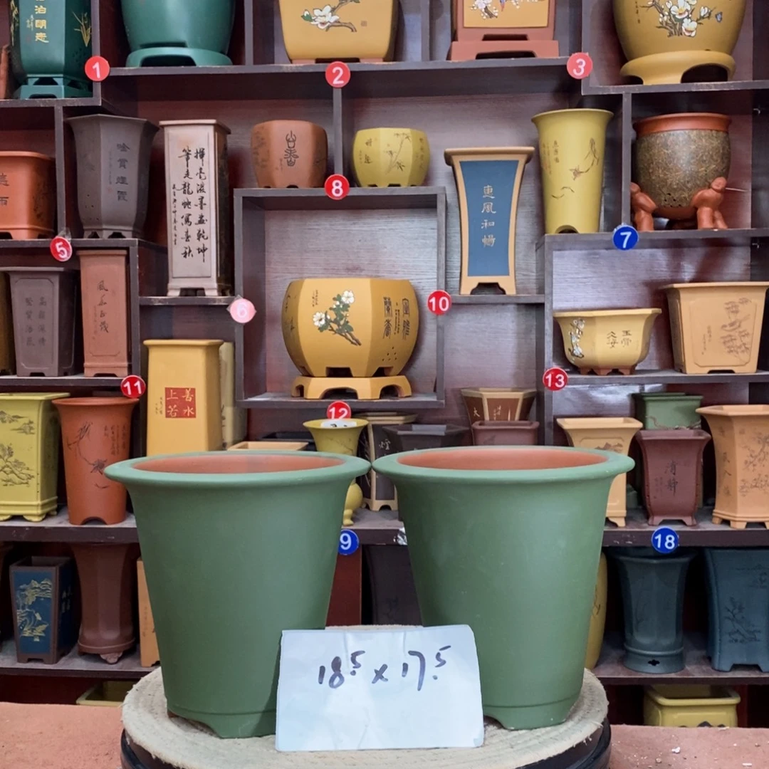 紫砂艺术紫砂花盆