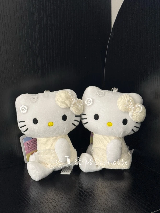 芭蕾风侧坐kitty包包挂件甜美优雅可爱贵气包挂饰