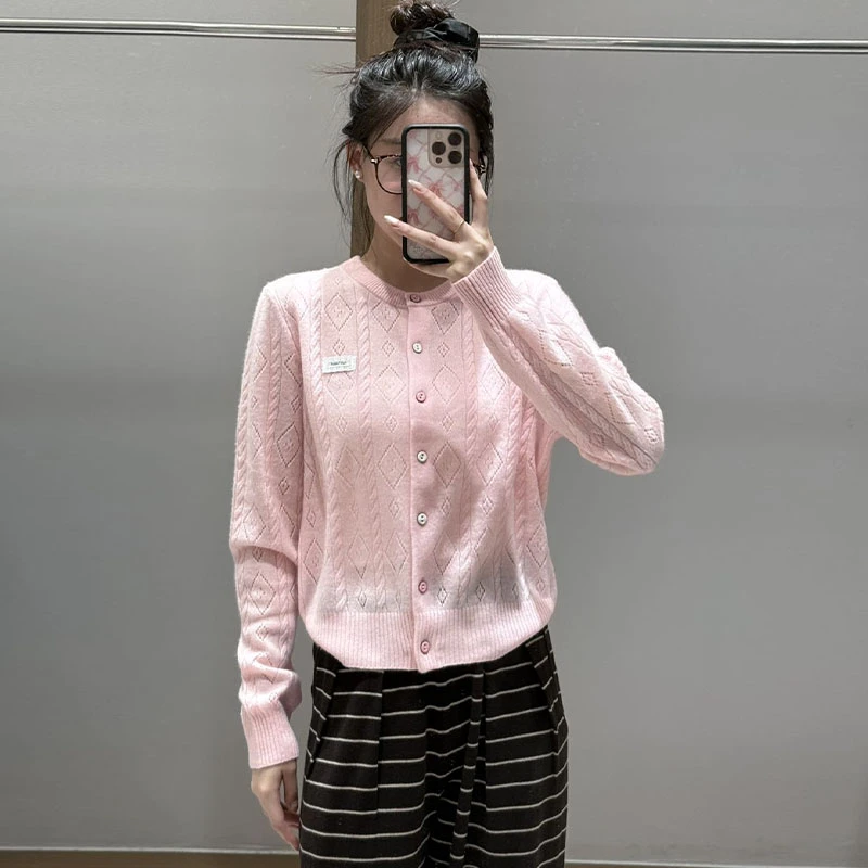 【现货】FIZZFLY | 25设计师品牌新款 25秋季赫本经典羊绒开衫