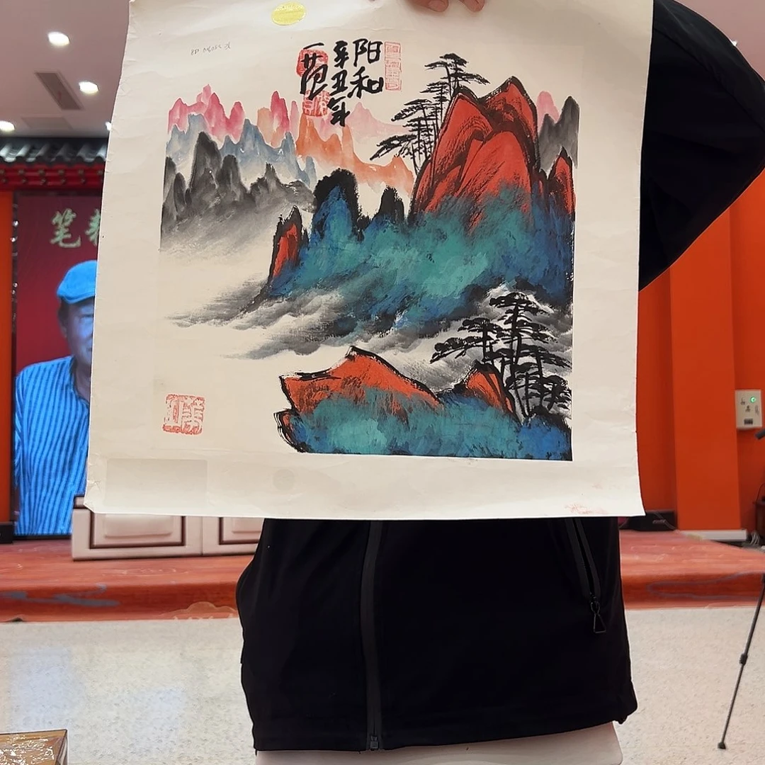 国画姜国华展览原作