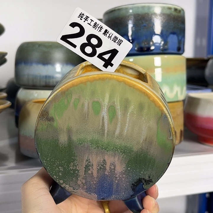 景德镇陶瓷盆 满30包邮 口5