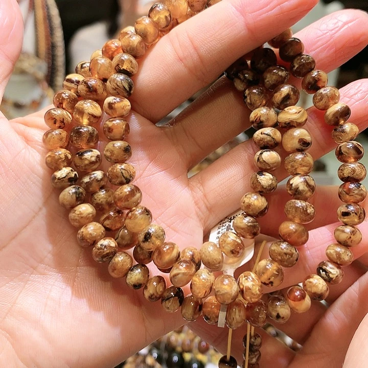 琥珀裸石未镶嵌7m蜜蜡