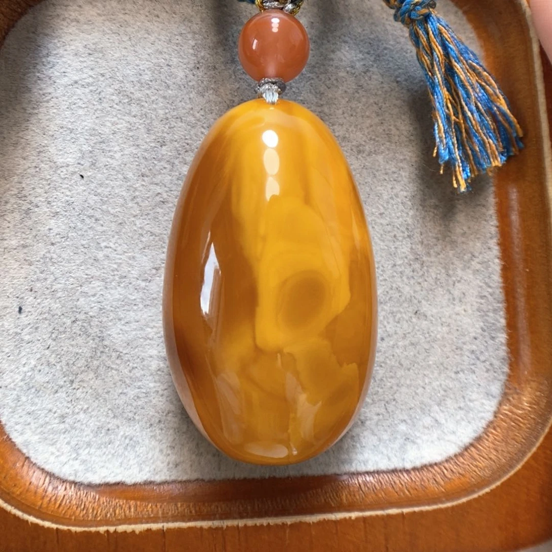 未镶嵌项链蜜蜡蜜蜡吊坠