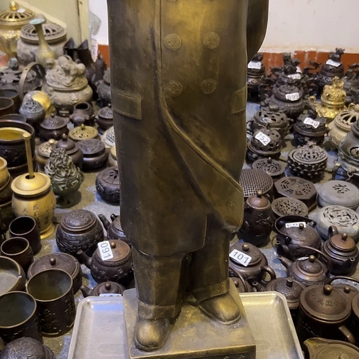 山***美黄铜摆件，文房摆件