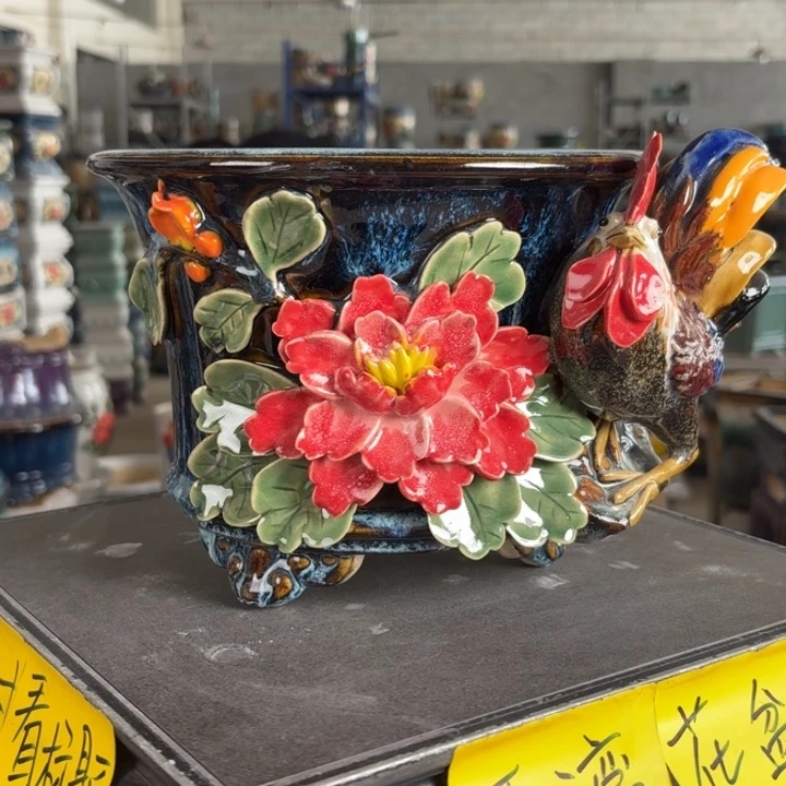 。一风堂石湾花盆 内17*13