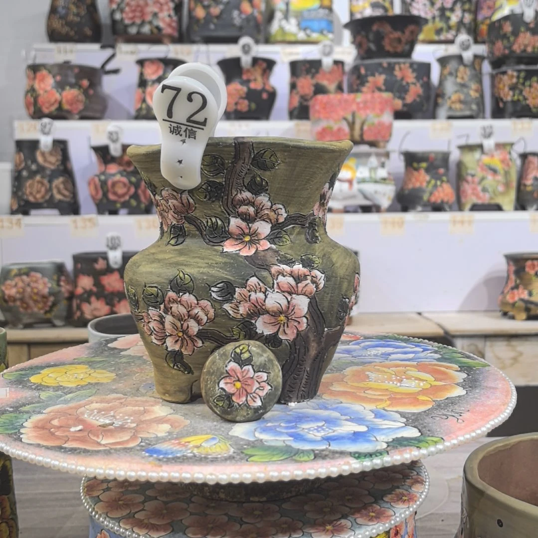 花盆红泥景德镇花盆