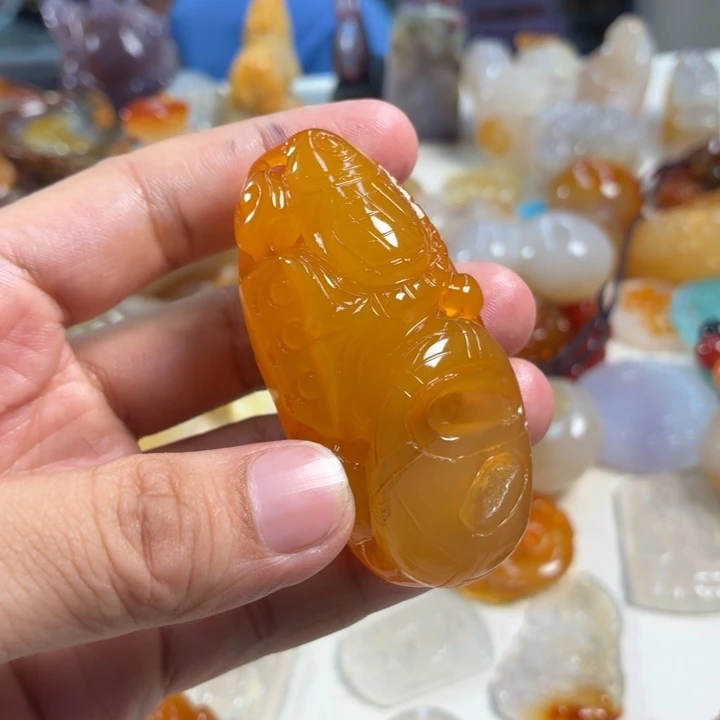 玛瑙/玉髓未镶嵌吊坠(不含链)