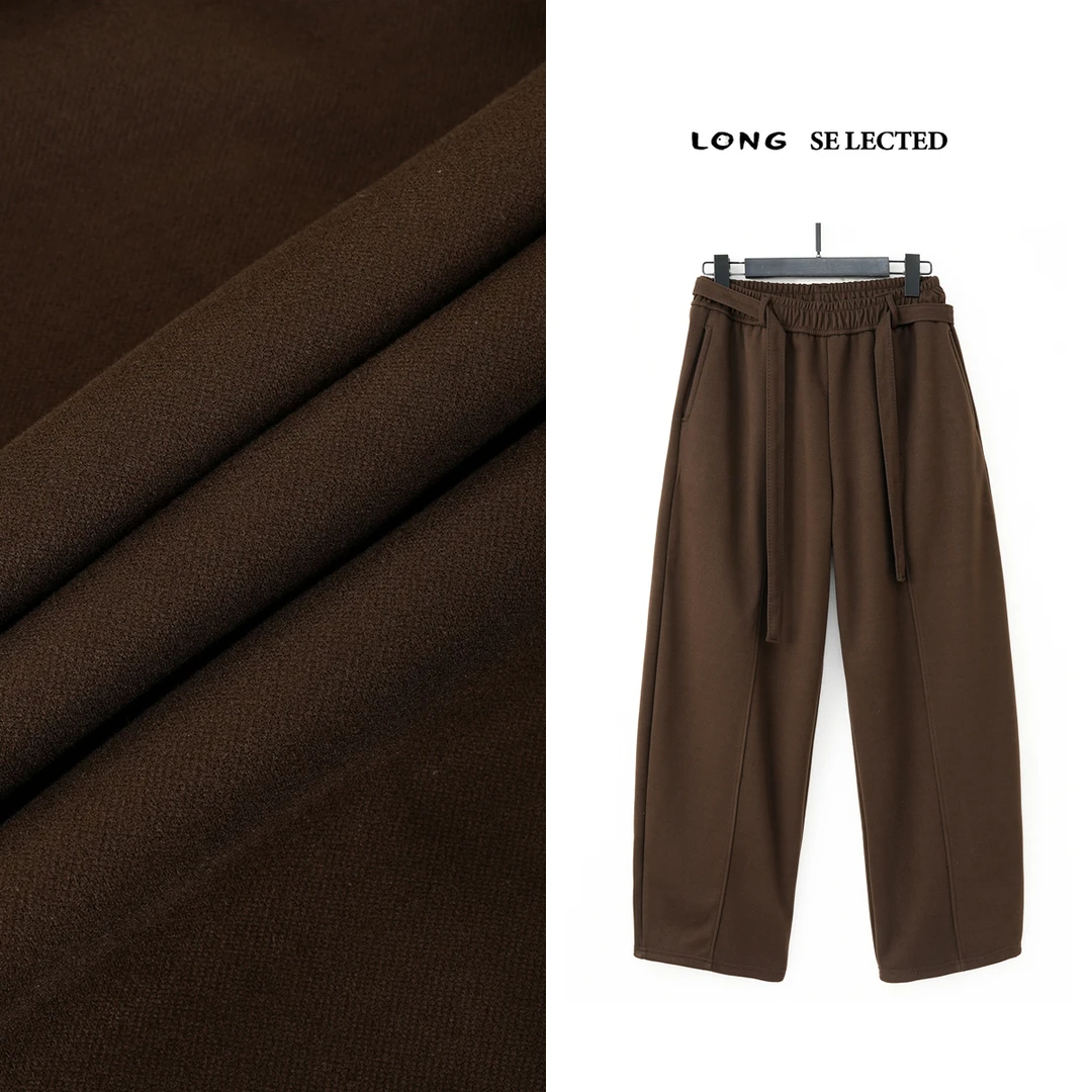 H6653腰带调节显高显瘦，秋冬通勤加绒 “保暖 + 显瘦” 双 buff神裤