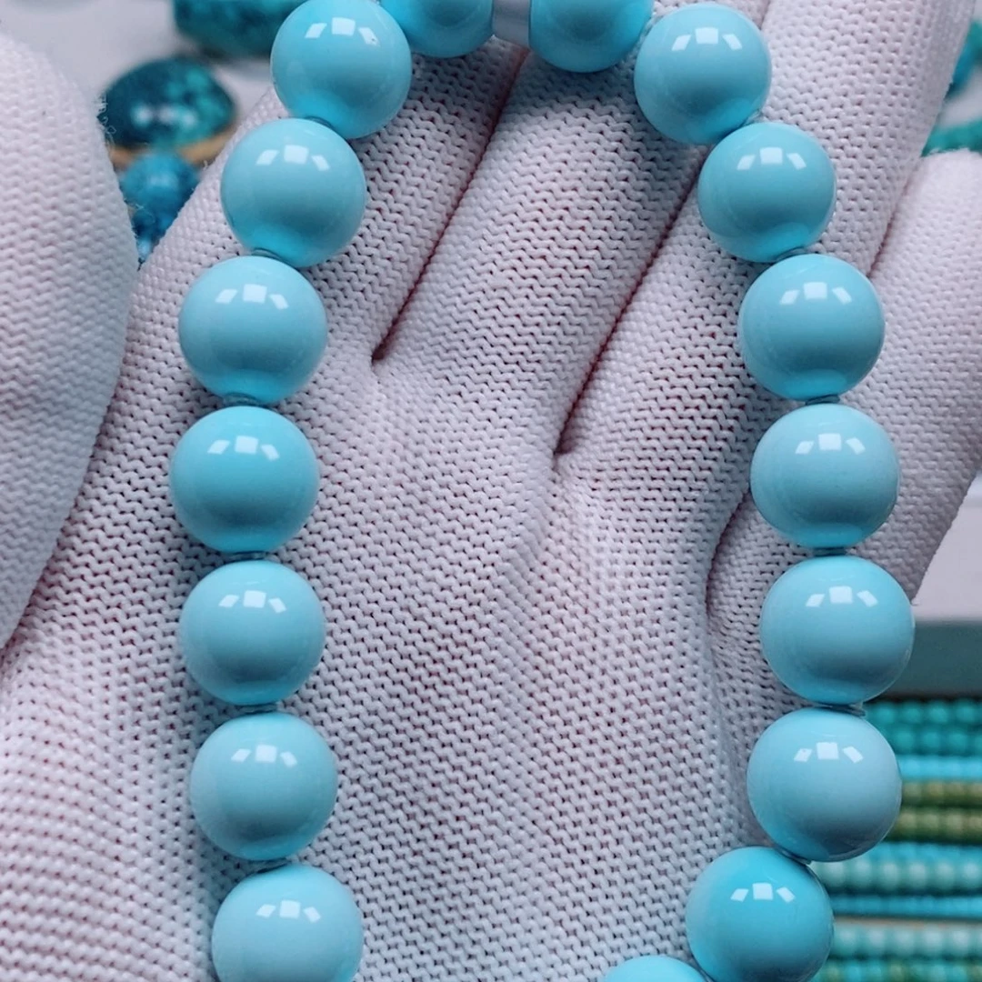 绿松石未镶嵌手串