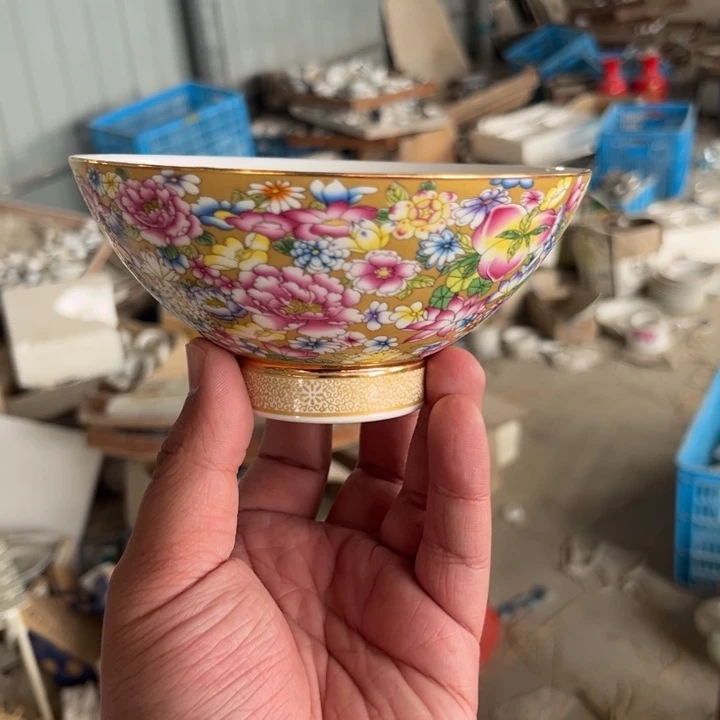 陶碗景德镇高温细白瓷餐具