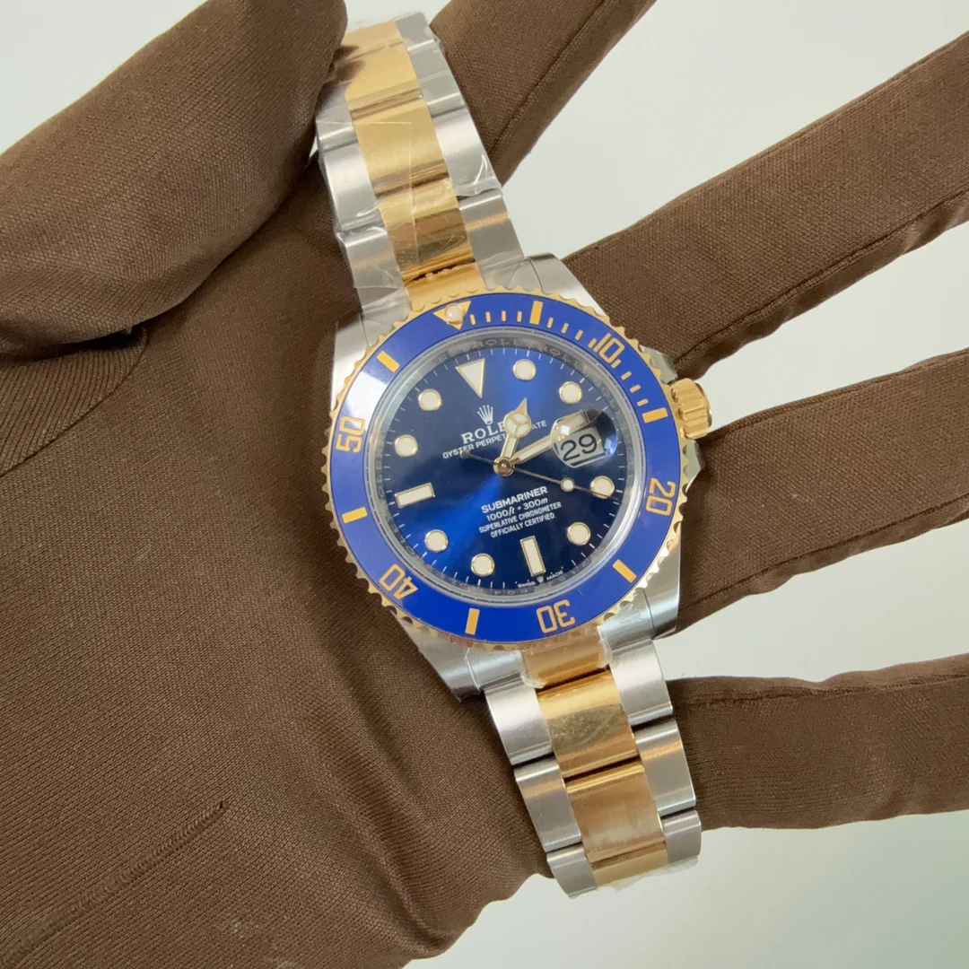 99新 Rolex/劳力士 99新rolex/劳力士126613LB  间金蓝23年全套