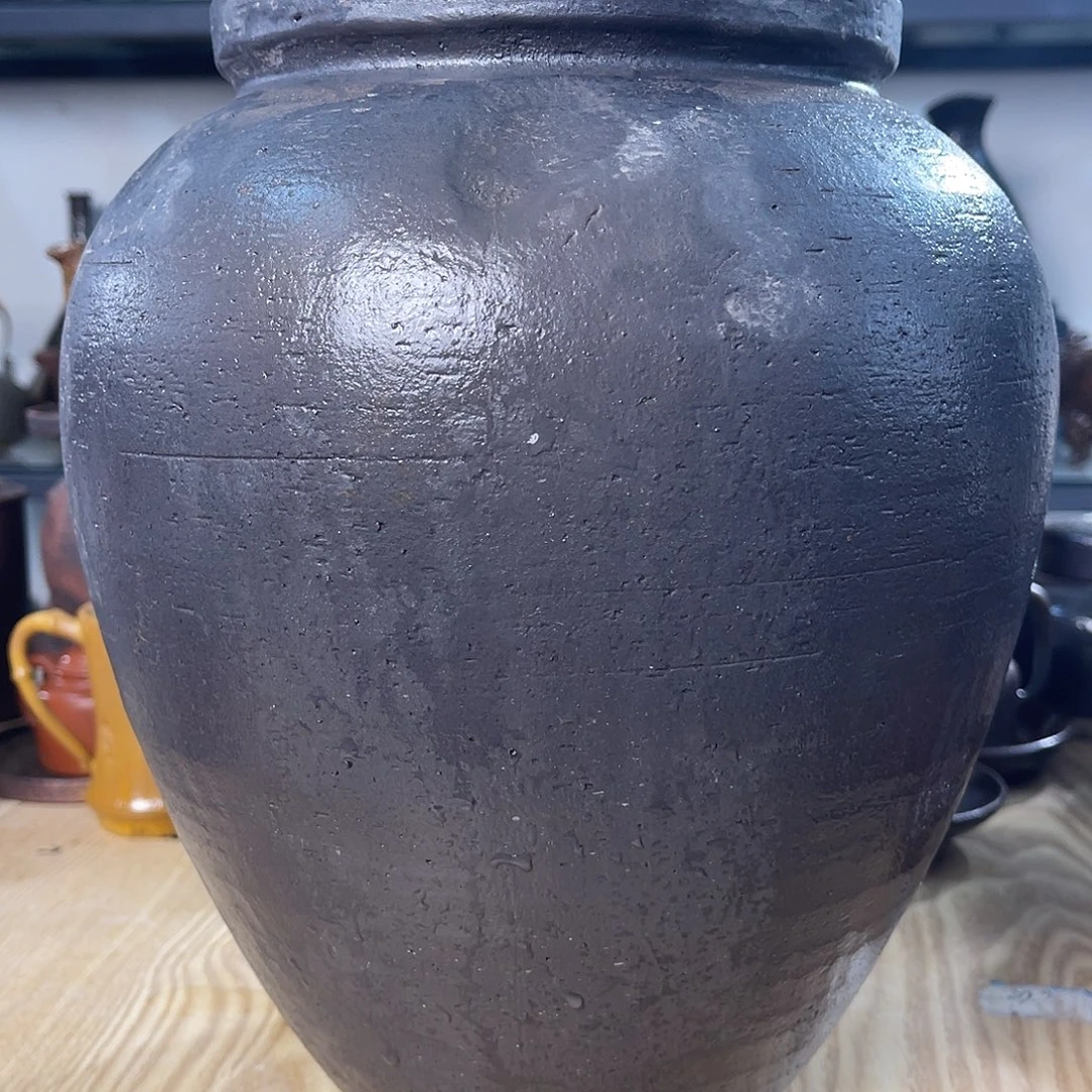 L***我碟紫砂粗陶实用花瓶