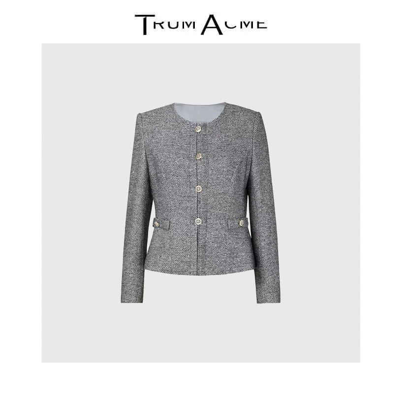 TrumAcme~2025秋季新款小香风气质优雅短外套时尚百搭收腰显瘦女