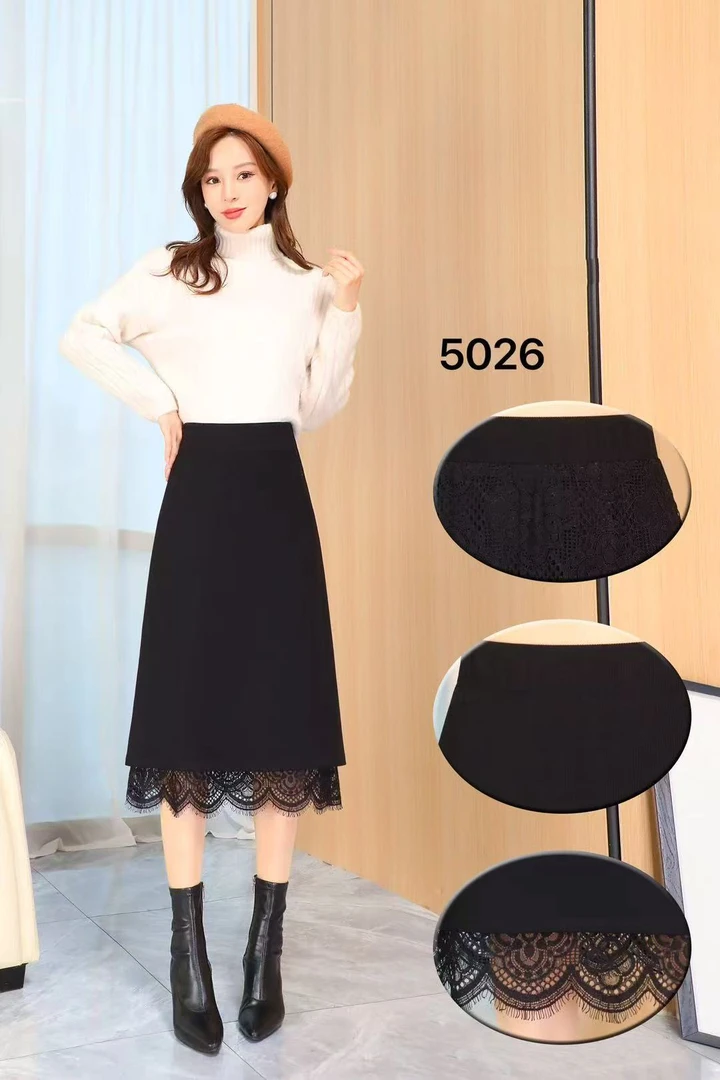 【YY567】5026 正反两面穿 女春夏蕾丝半身裙