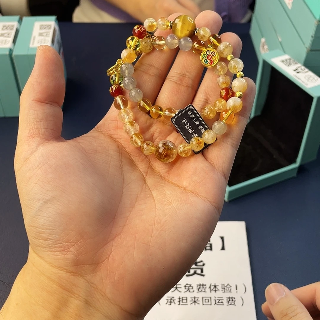 手链银S925镶嵌水晶