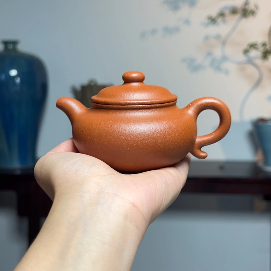 茶壶紫砂仿古红降坡170