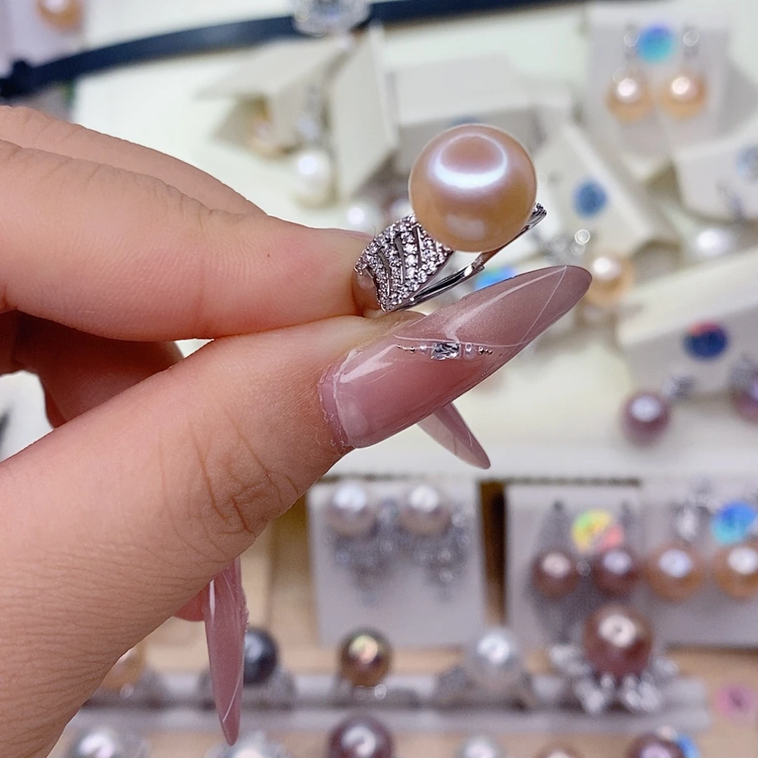 淡水珍珠未镶嵌戒指