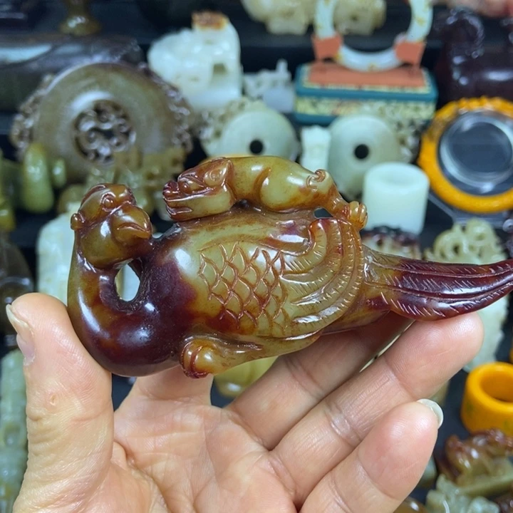 颈饰未镶嵌和田玉登**遠