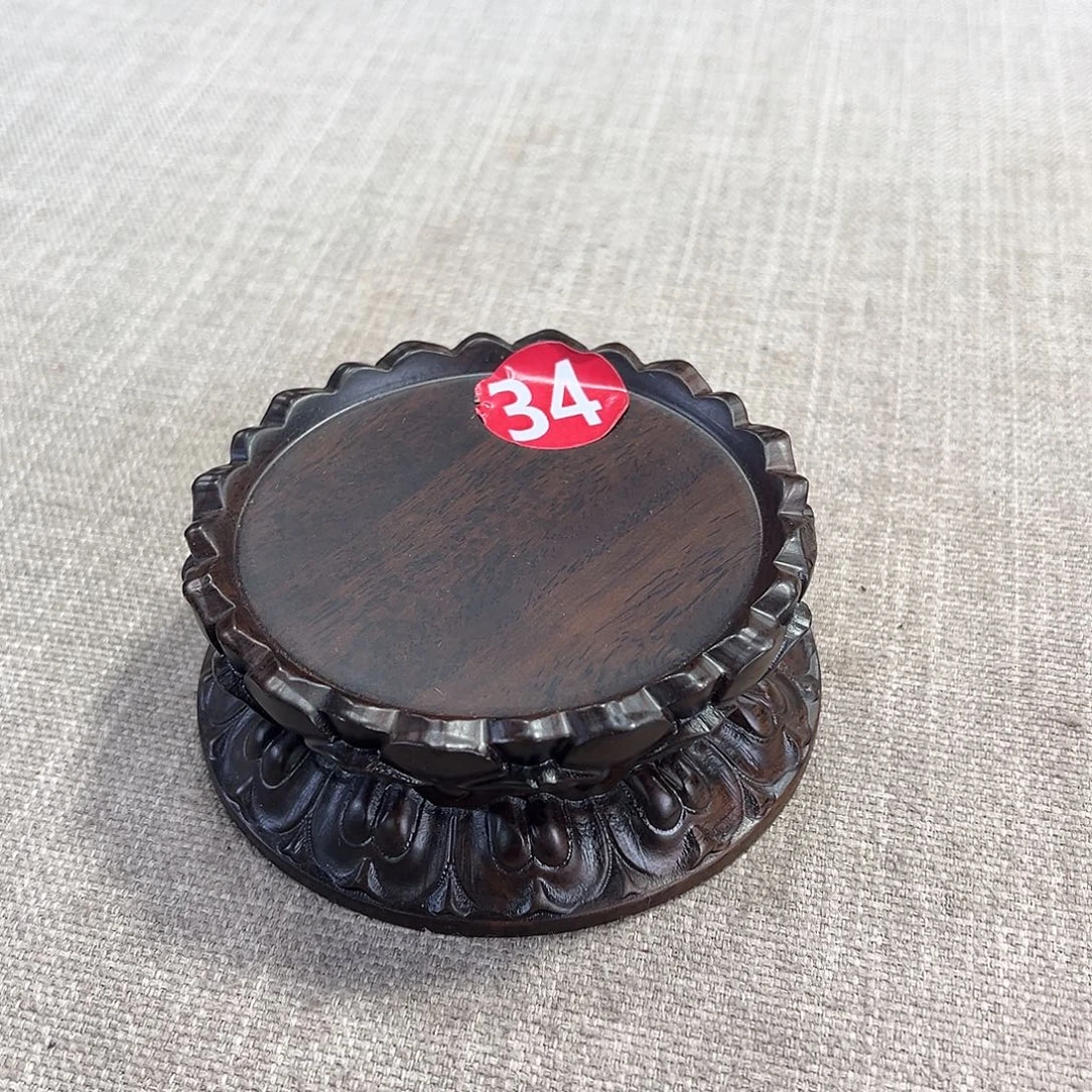 红木底座精雕工艺品