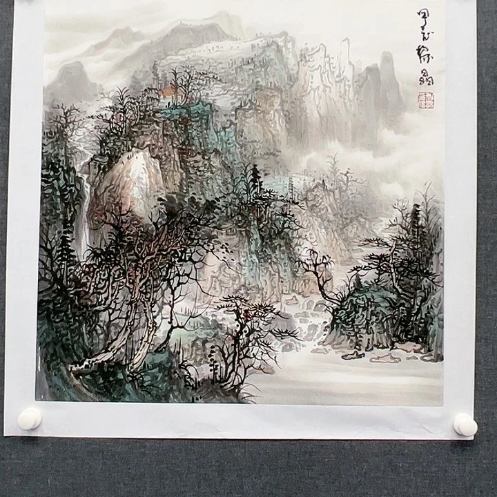 国画书画作品多次