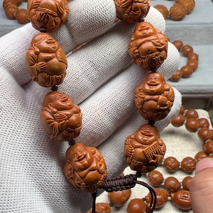 橄榄核手串橄榄核雕工艺制作