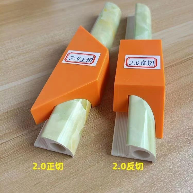 瓷砖角线45度划线模具瓷砖阳角线切割模型