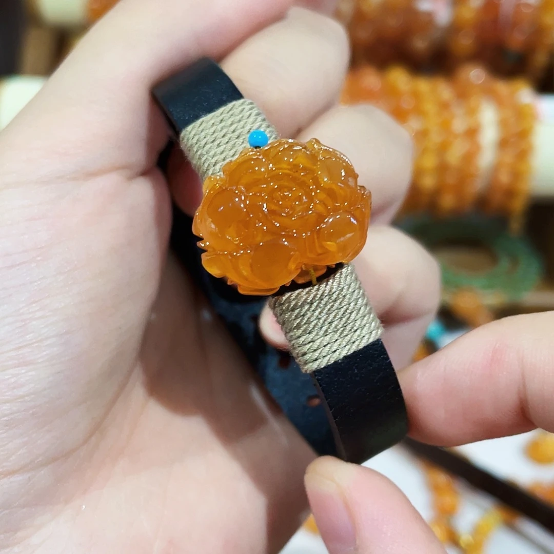 手链蜜蜡未镶嵌手串