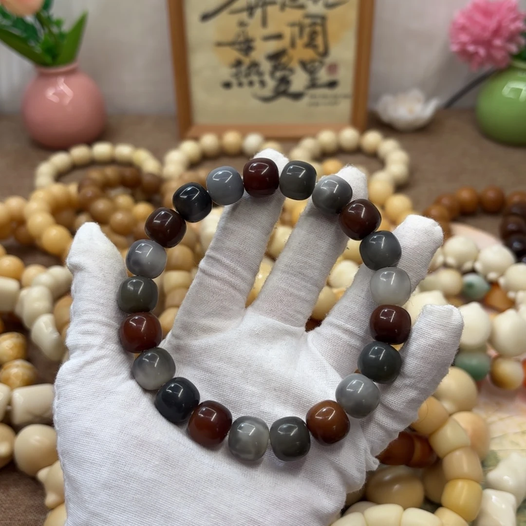 菩提根/象牙果吊坠13干磨烟雨墨桶963