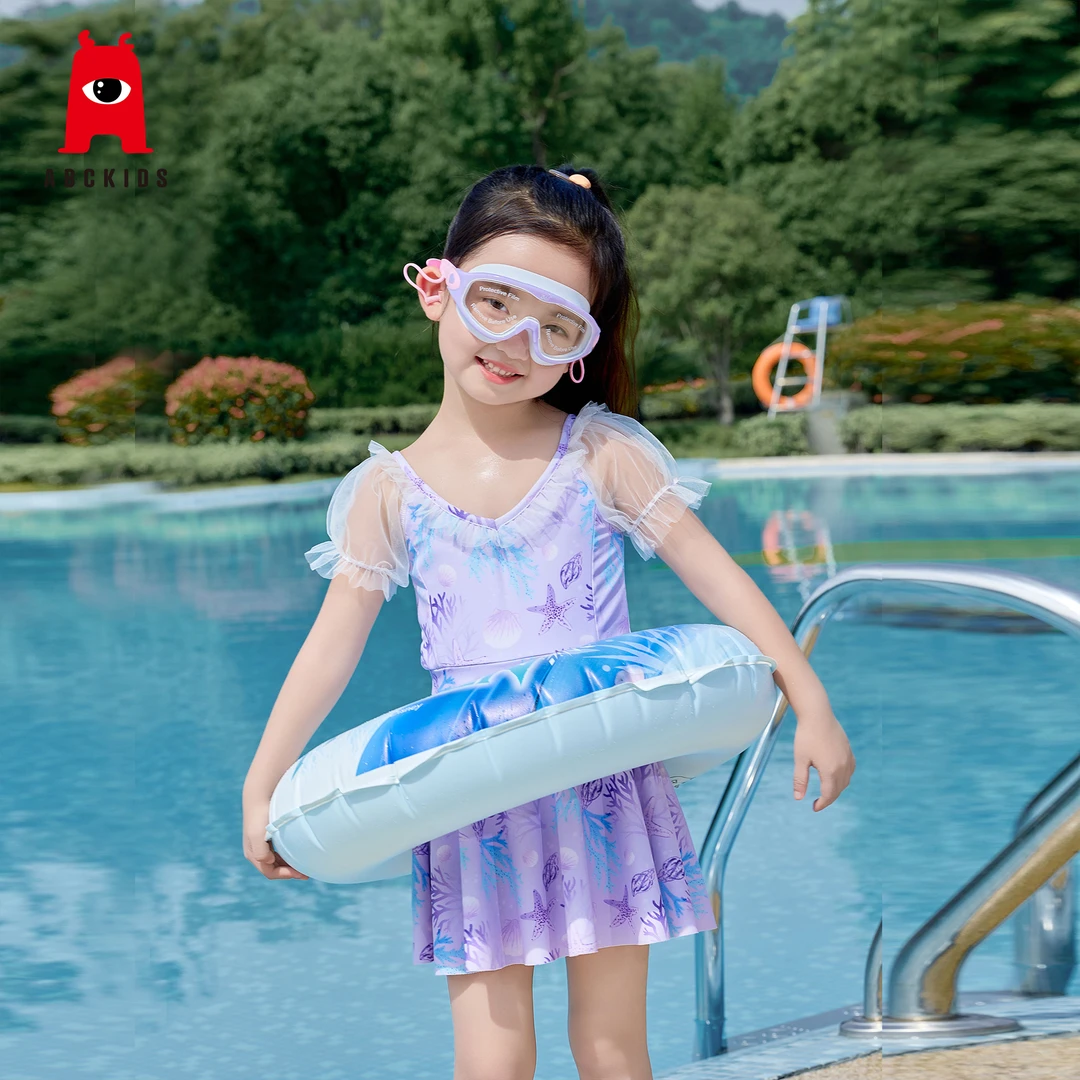 Abckids2025夏季儿童连体泳衣-Y901