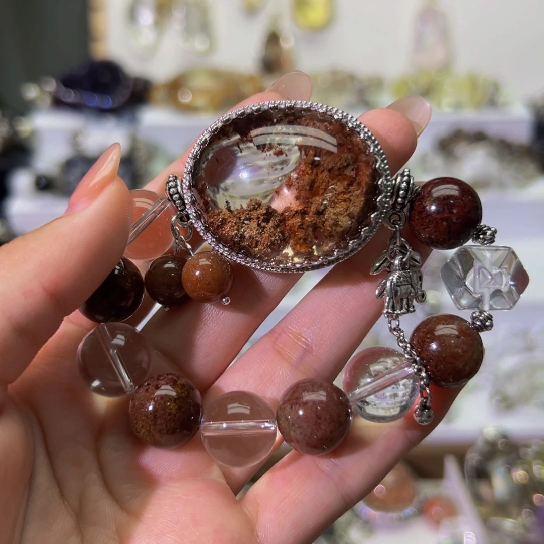 合金手链水晶芋**饼手串