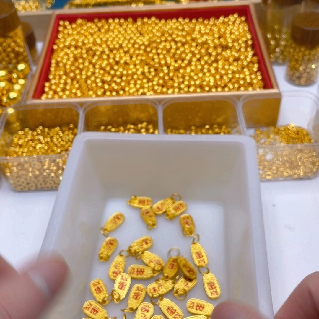 锆石铜合金心想事成牌1颗