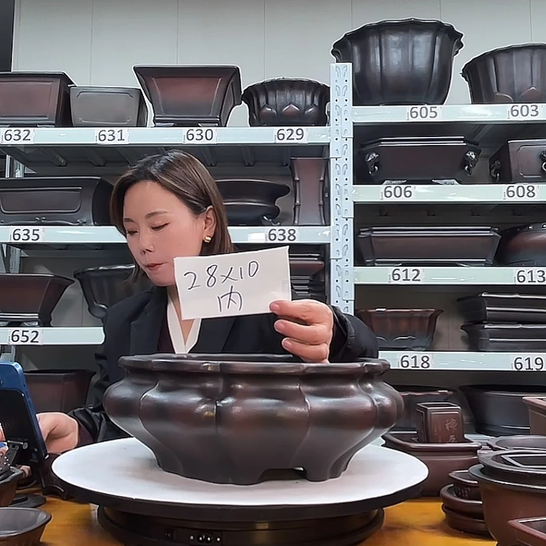 紫砂花盆宜兴紫砂49号