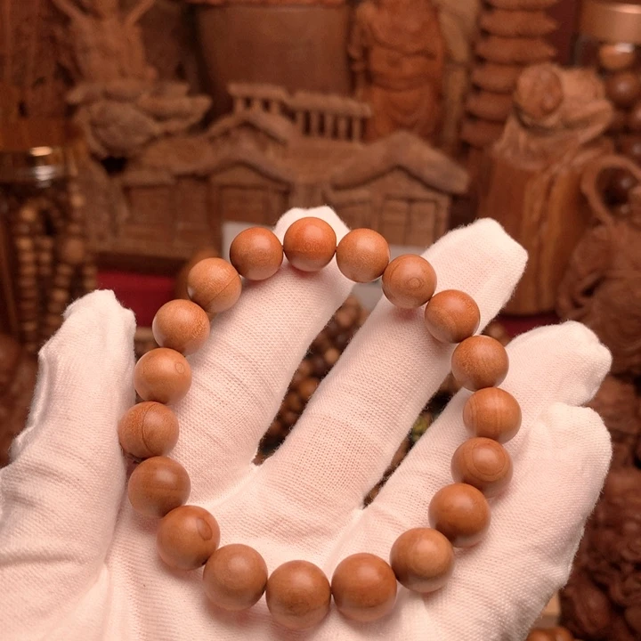 檀香木手串/手链老山檀1.0单圈微瑕