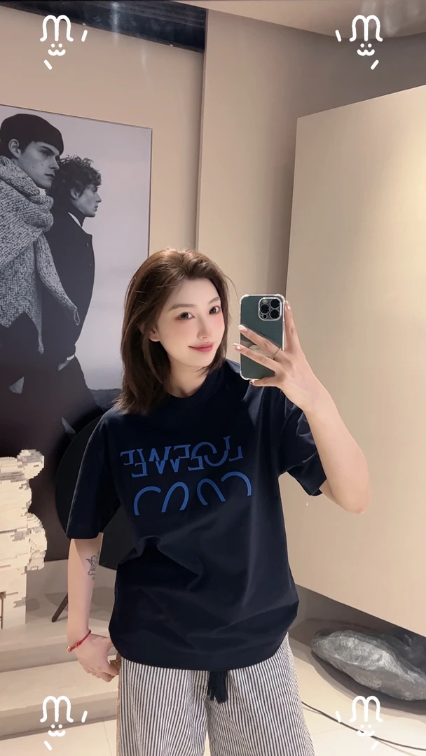 【火靓HUOLIANG-51381】时尚新款罗家错字男女同款重磅T恤300g