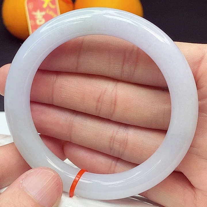 翡翠手镯未镶嵌细58圈