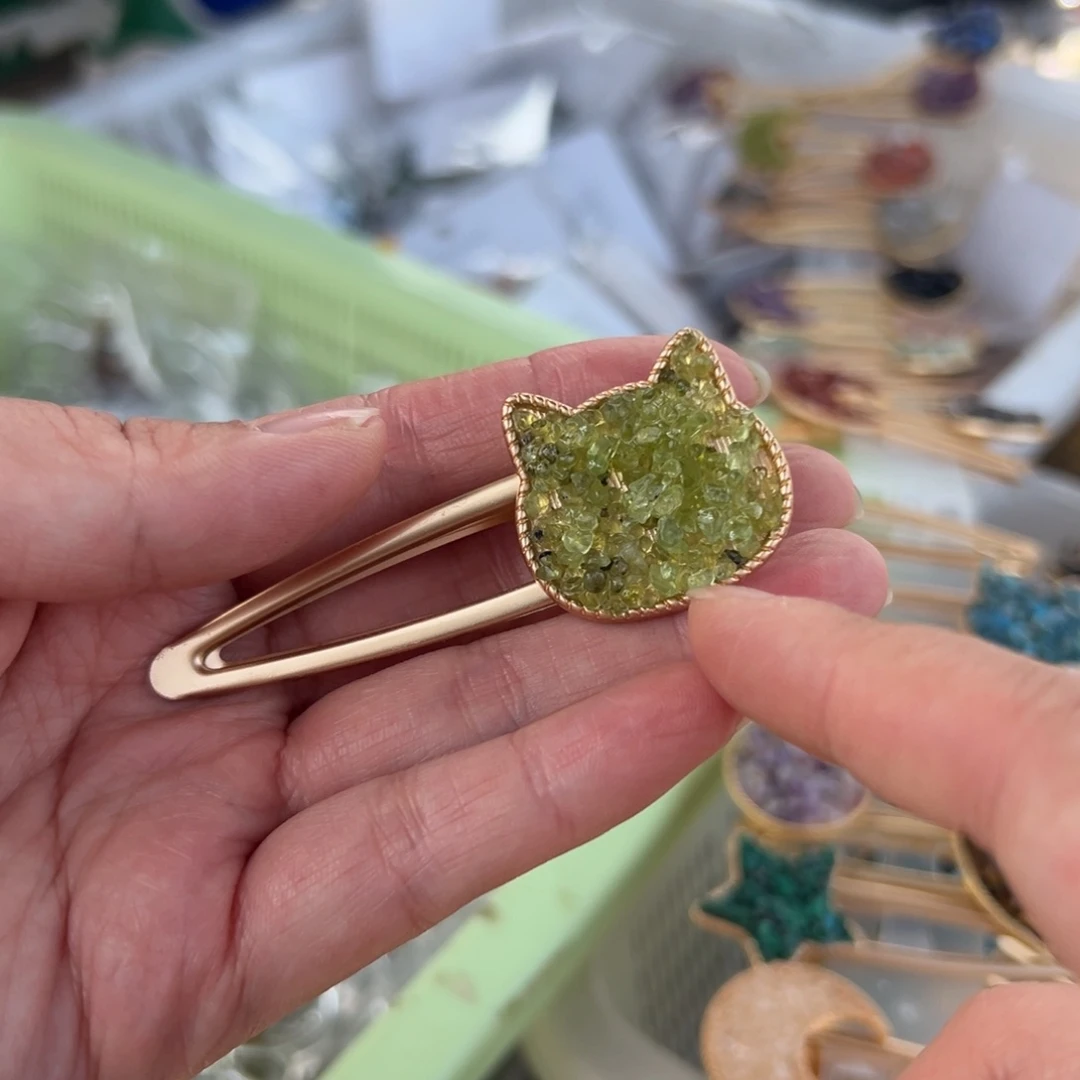 铁合金小猫发夹可爱
