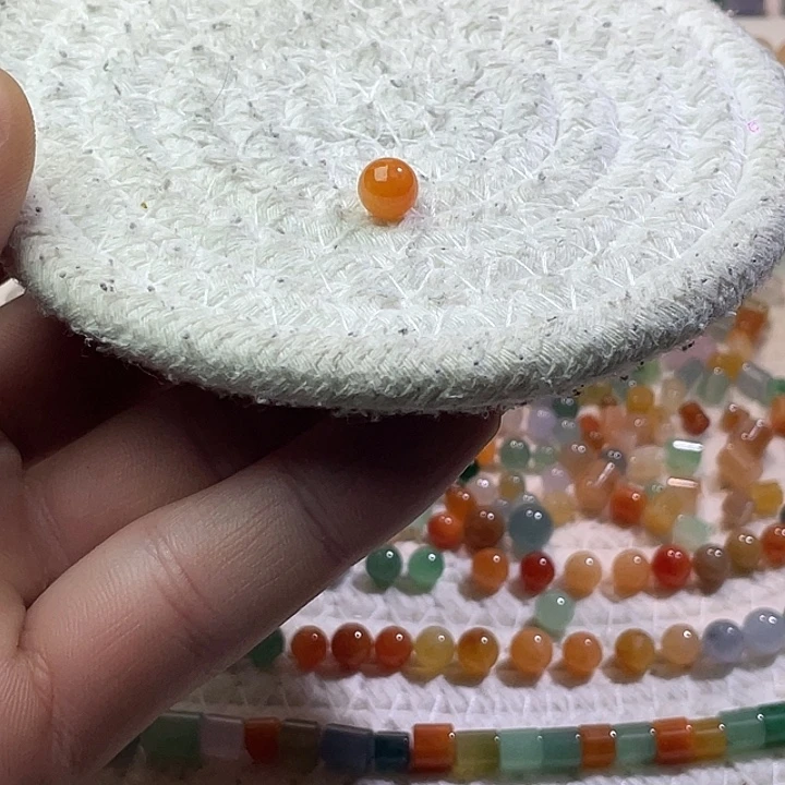 翡翠散珠未镶嵌定制翡翠卡7.2