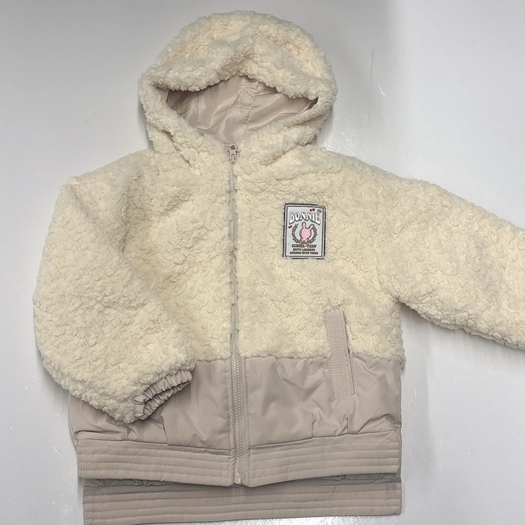 BOOGIE BEAR轻潮学院风系列女宝冬款加厚保暖棉服外套(310)