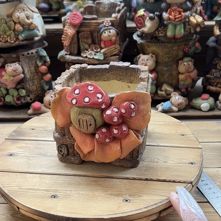 嘻哈多肉花盆百搭