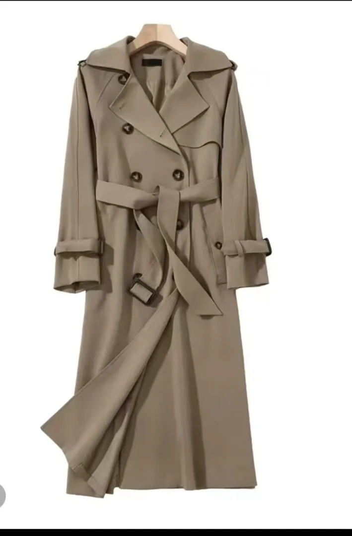 中长款风衣外套显高秋季流行英伦风高级感